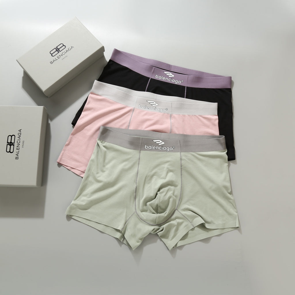 Balenciaga pastel plain waist boxer briefs - view 1