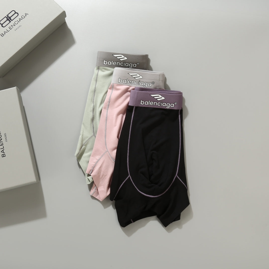 Balenciaga pastel plain waist boxer briefs - view 5