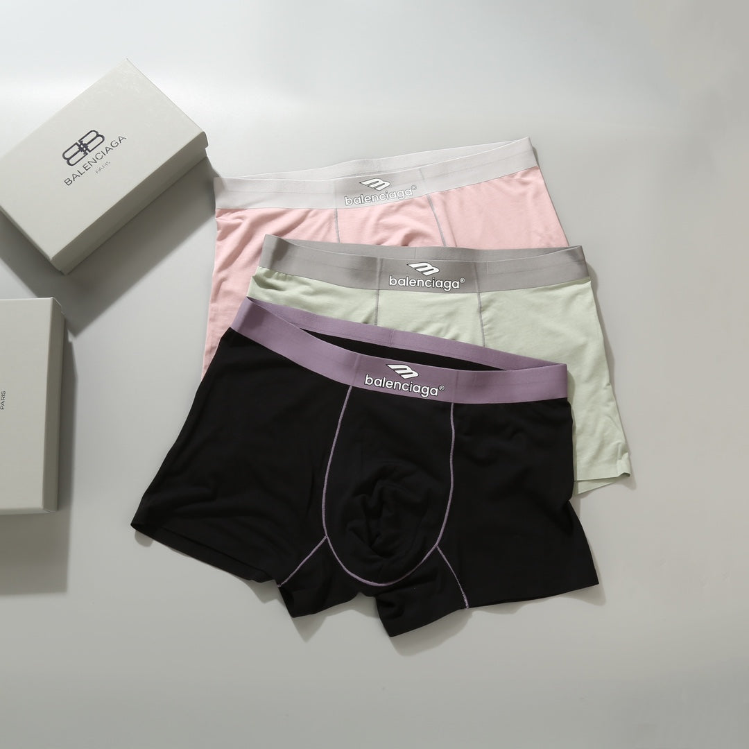 Balenciaga pastel plain waist boxer briefs - view 2