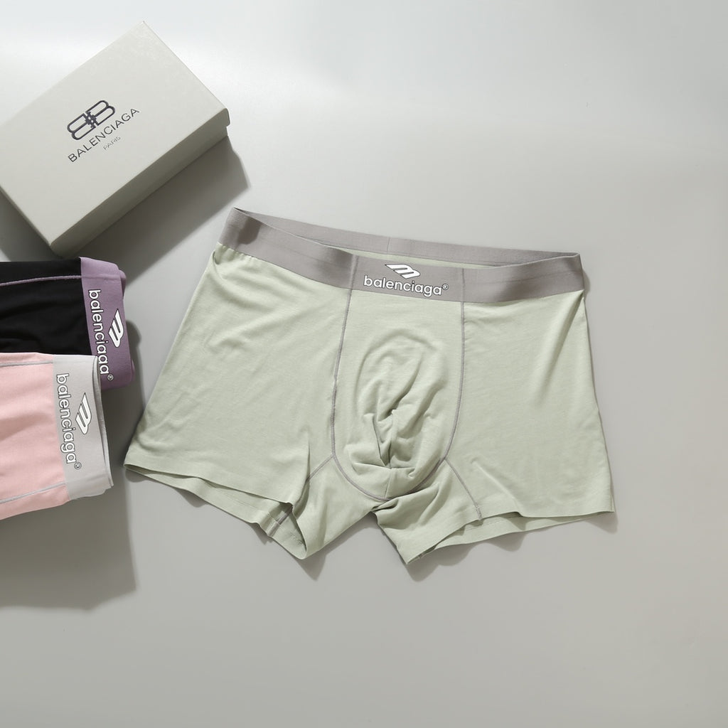 Balenciaga pastel plain waist boxer briefs - view 7