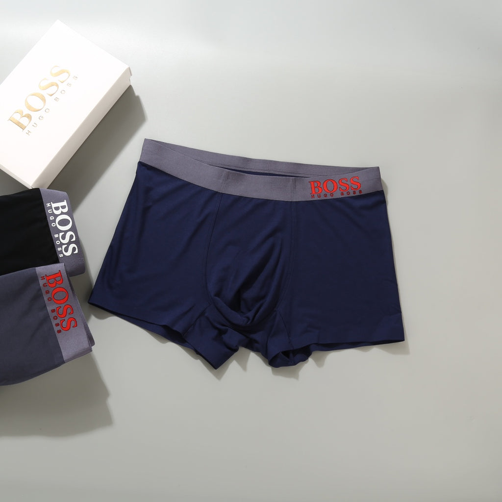 BOSS Men's Contrast Waist Boxer Briefs - Box of 3 Pieces - image 7
