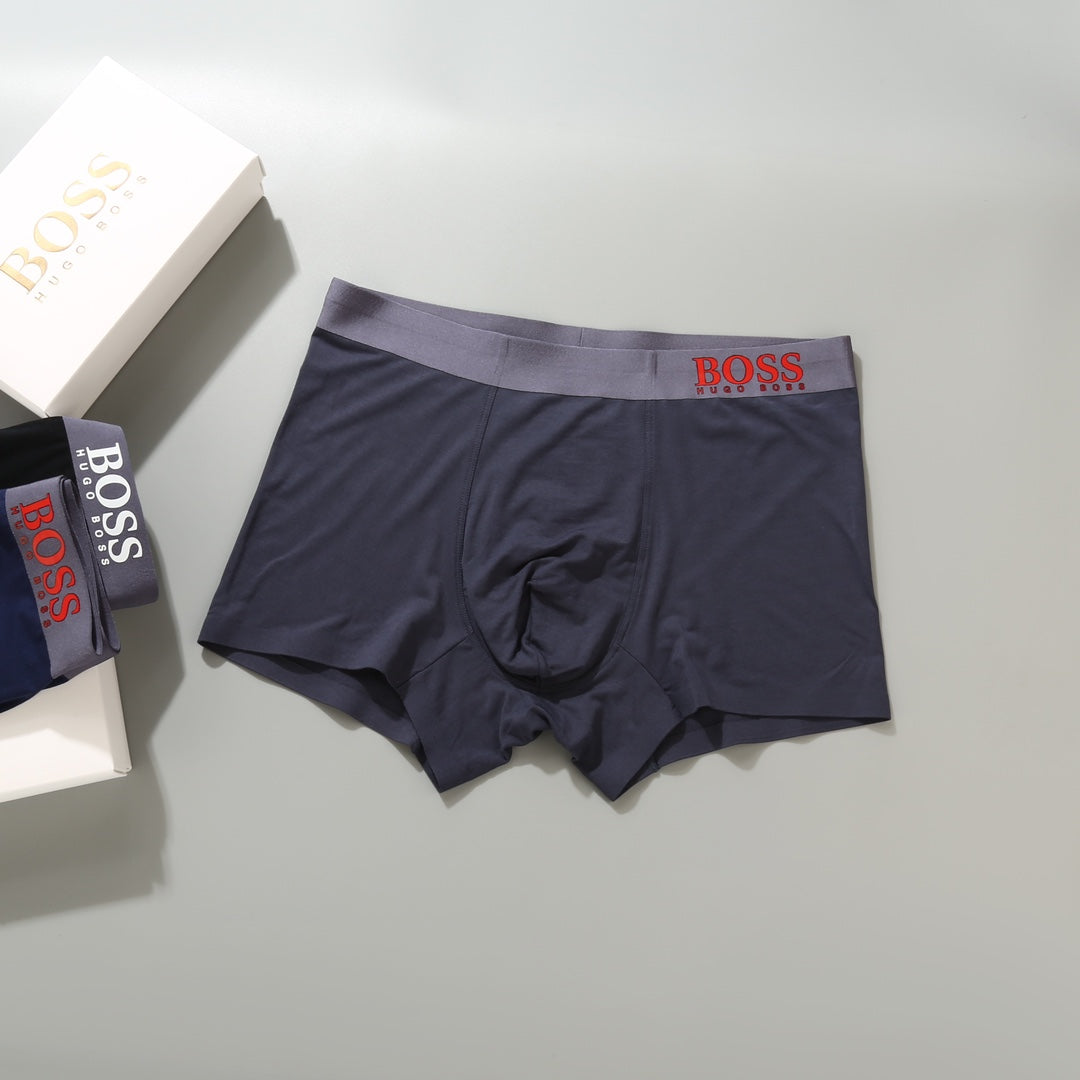BOSS Men's Contrast Waist Boxer Briefs - Box of 3 Pieces - image 8