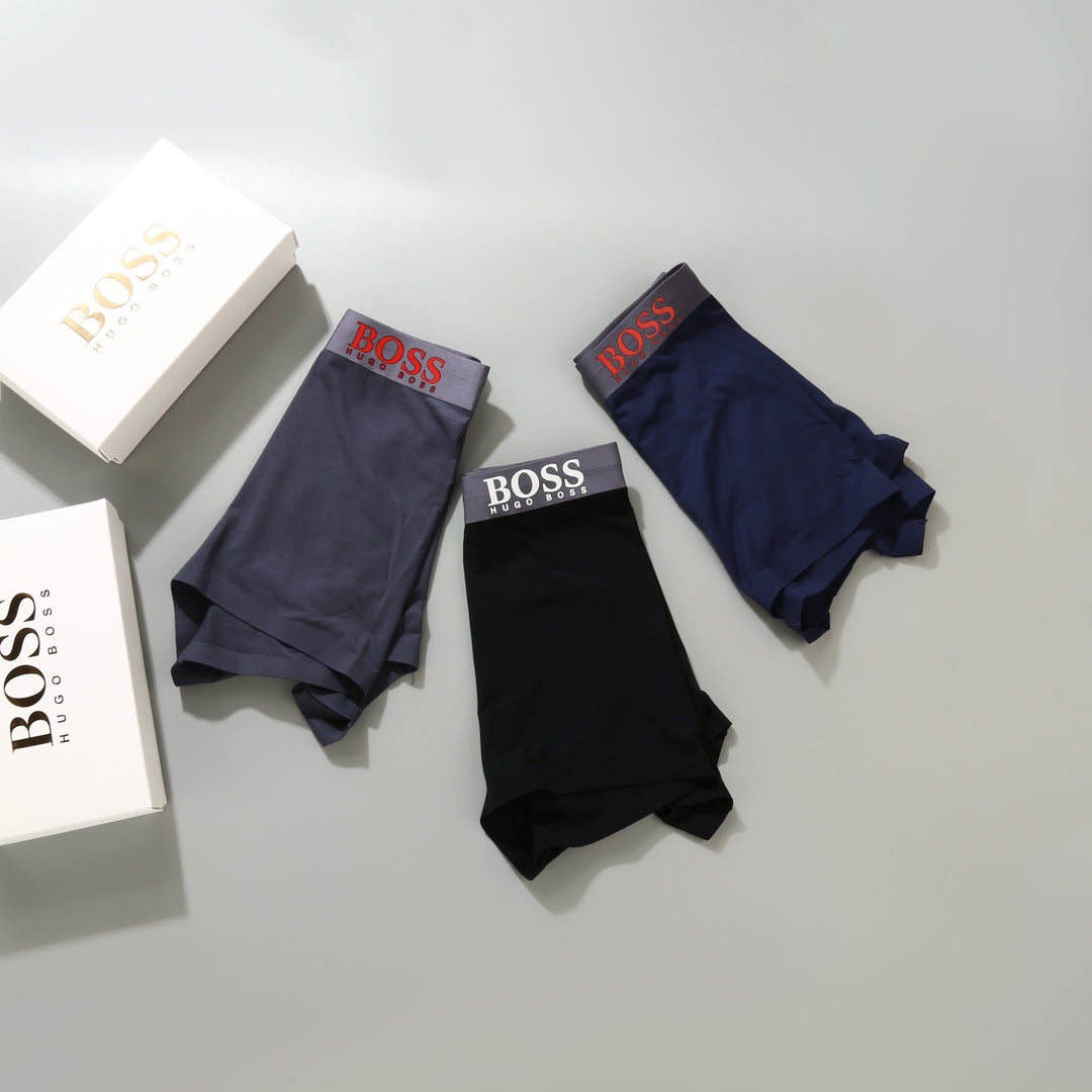 BOSS Men's Contrast Waist Boxer Briefs - Box of 3 Pieces - image 6