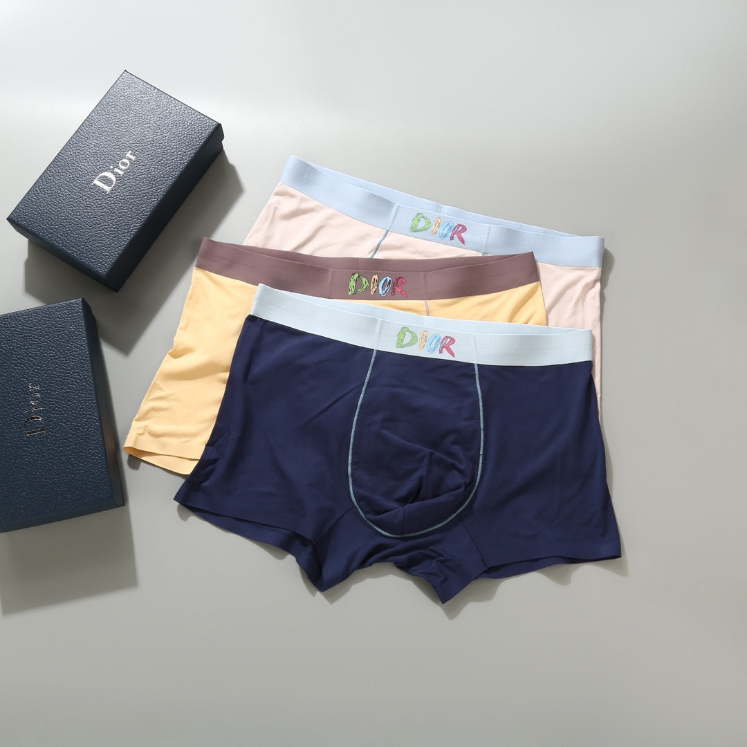 Dior pastel waist wordmark boxer briefs - view 1