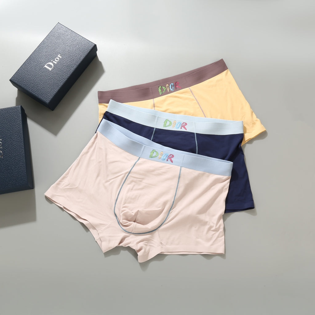 Dior pastel waist wordmark boxer briefs - view 4