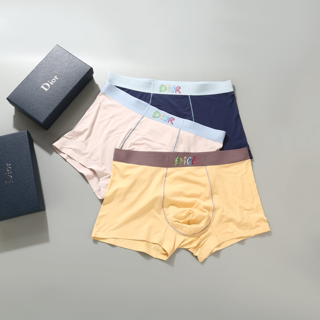Dior pastel waist wordmark boxer briefs - view 3