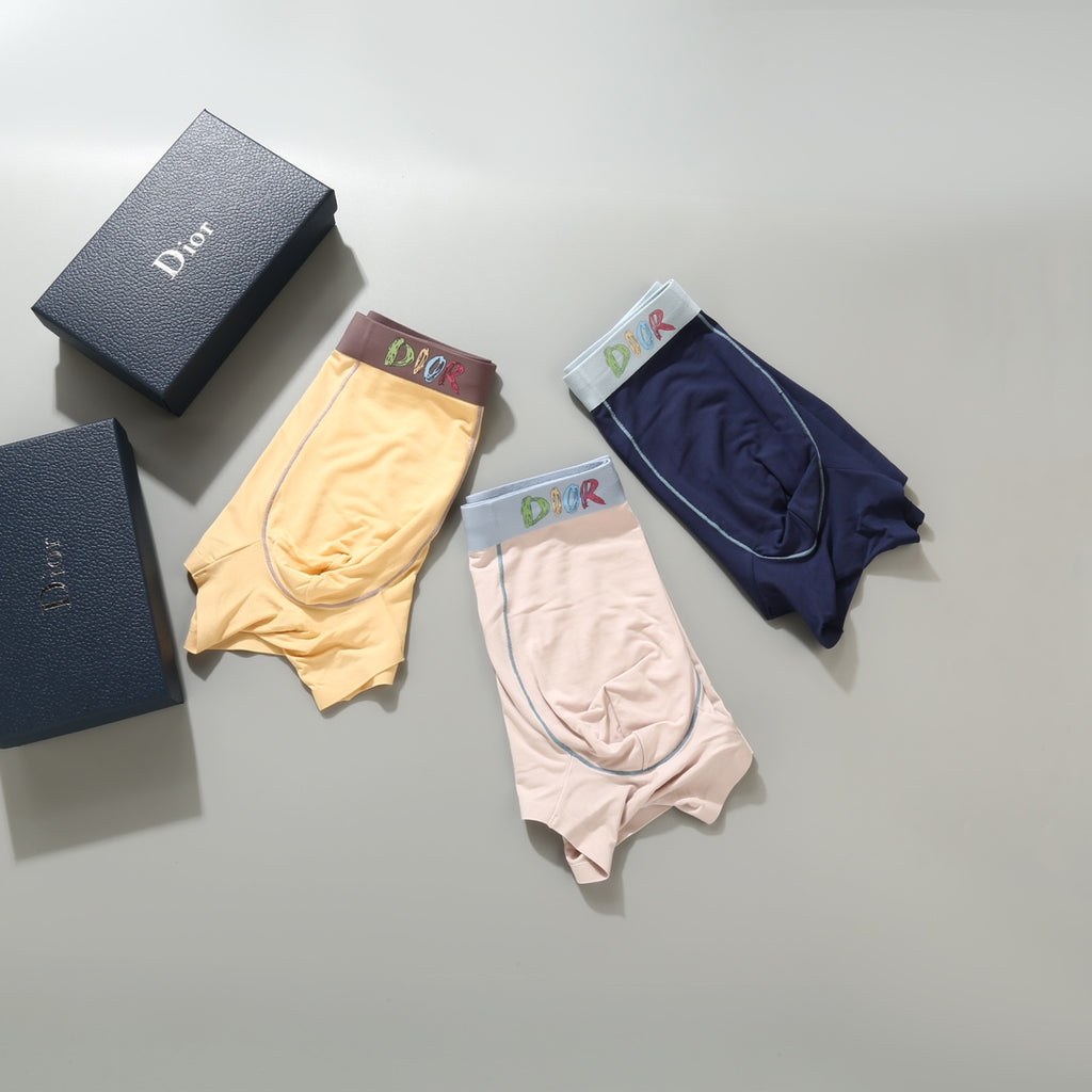 Dior pastel waist wordmark boxer briefs - view 6