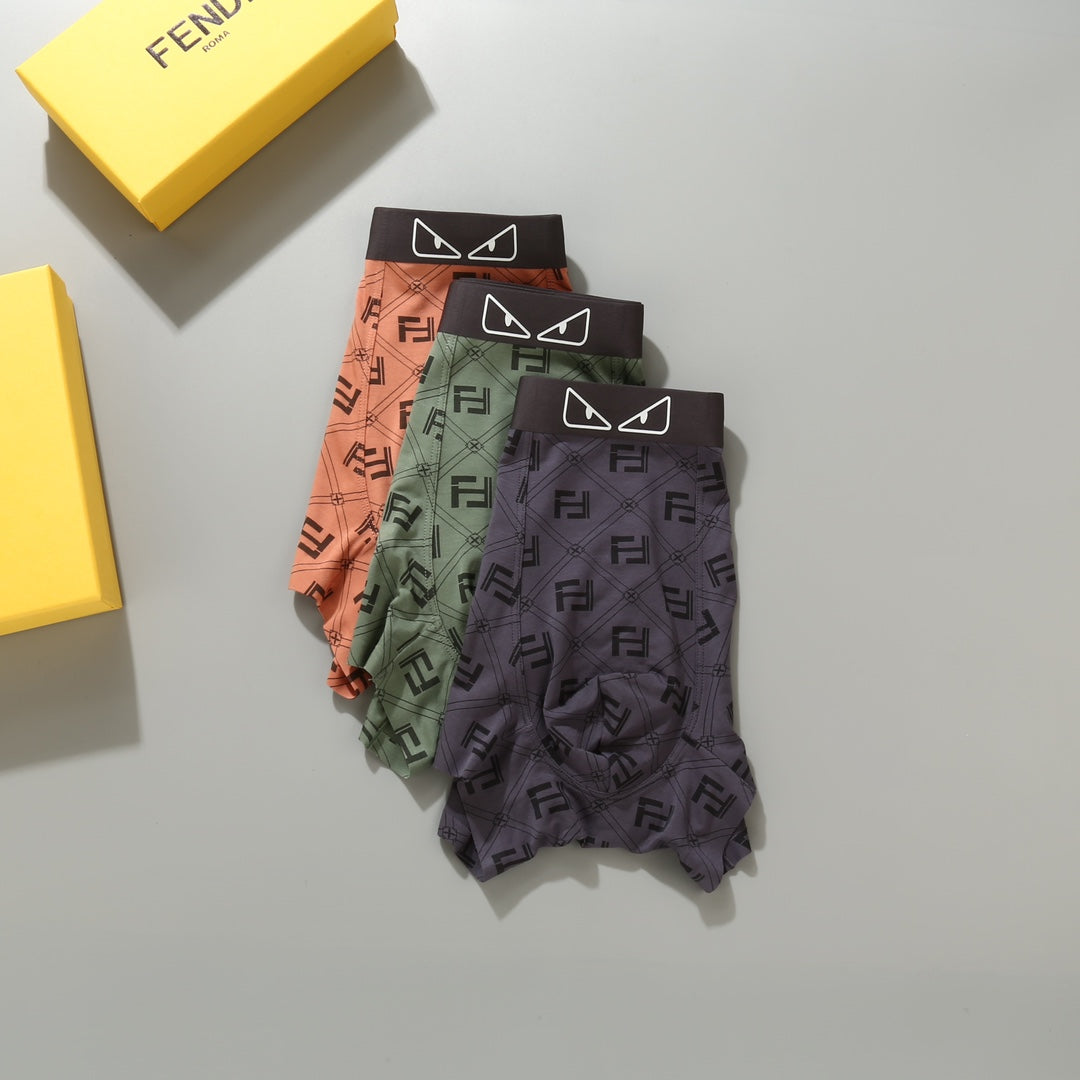 Fendi outlined eye waist print boxer briefs - view 5