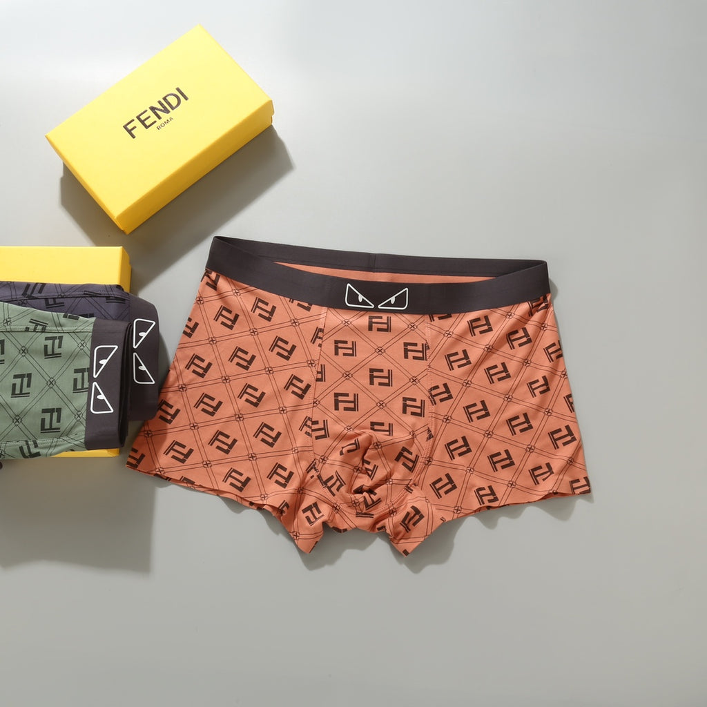 Fendi outlined eye waist print boxer briefs - view 8