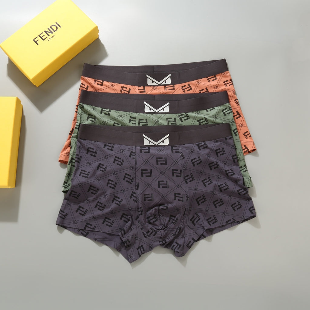 Fendi white eye waist print boxer briefs - view 2