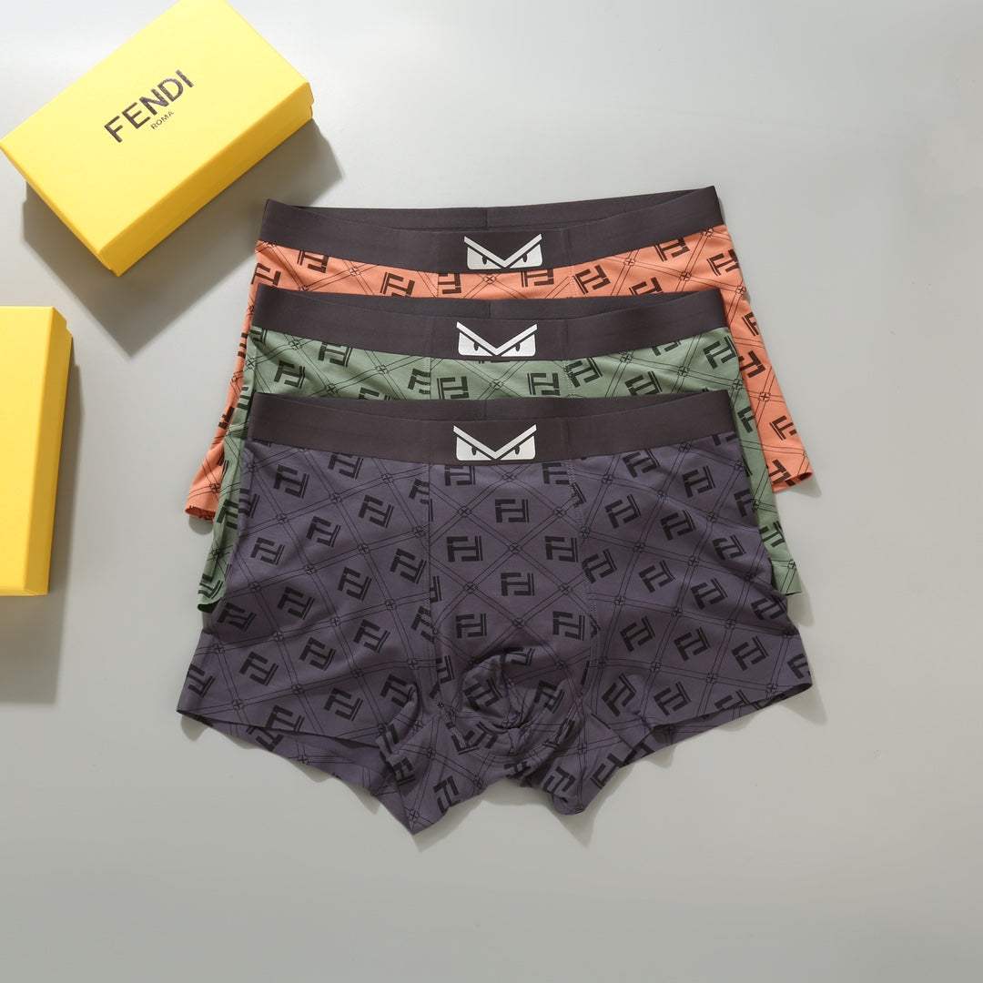 Fendi white eye waist print boxer briefs - view 2
