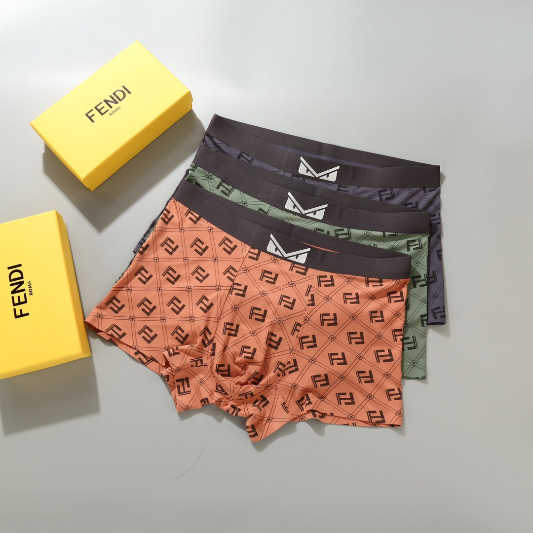 Fendi white eye waist print boxer briefs - view 1