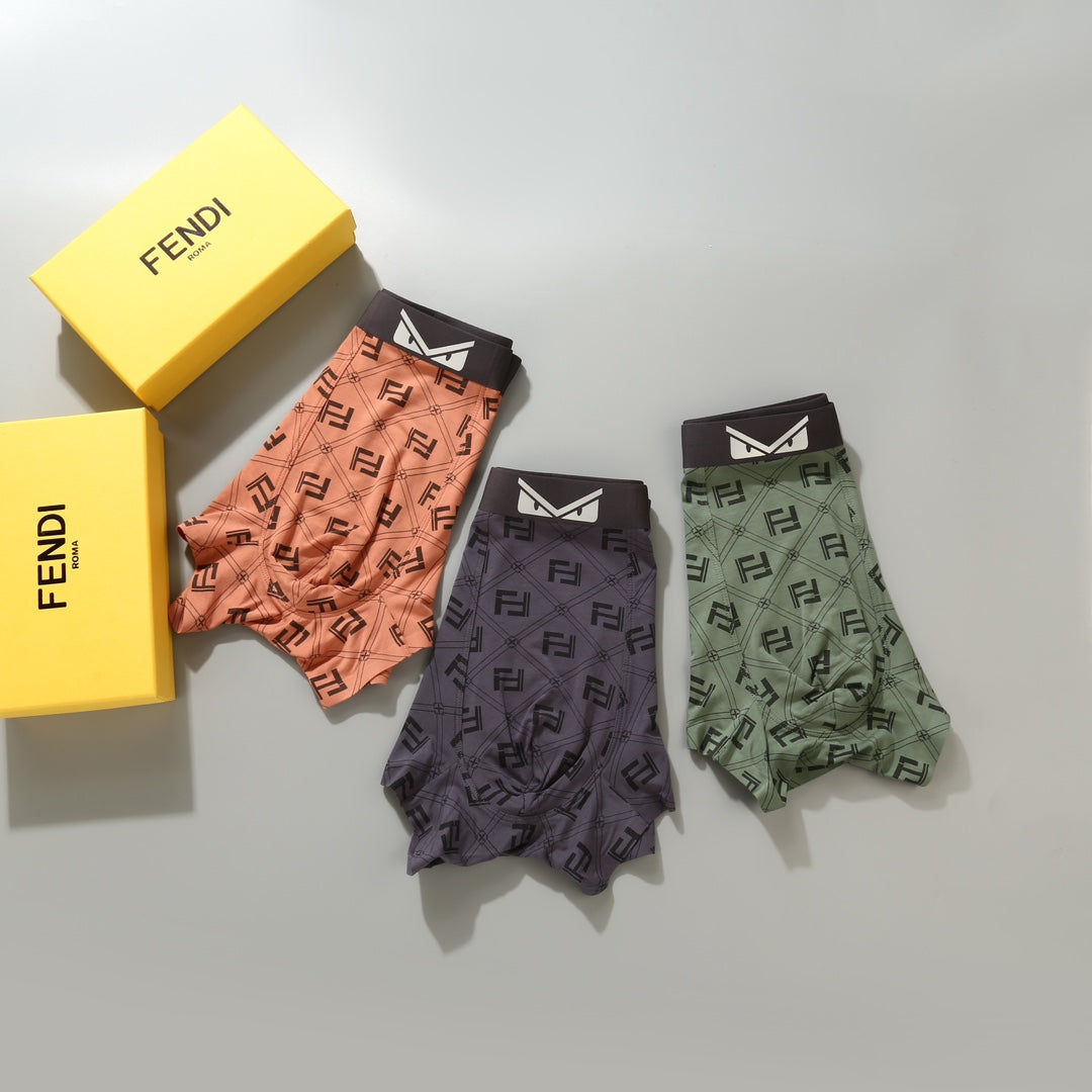 Fendi white eye waist print boxer briefs - view 6