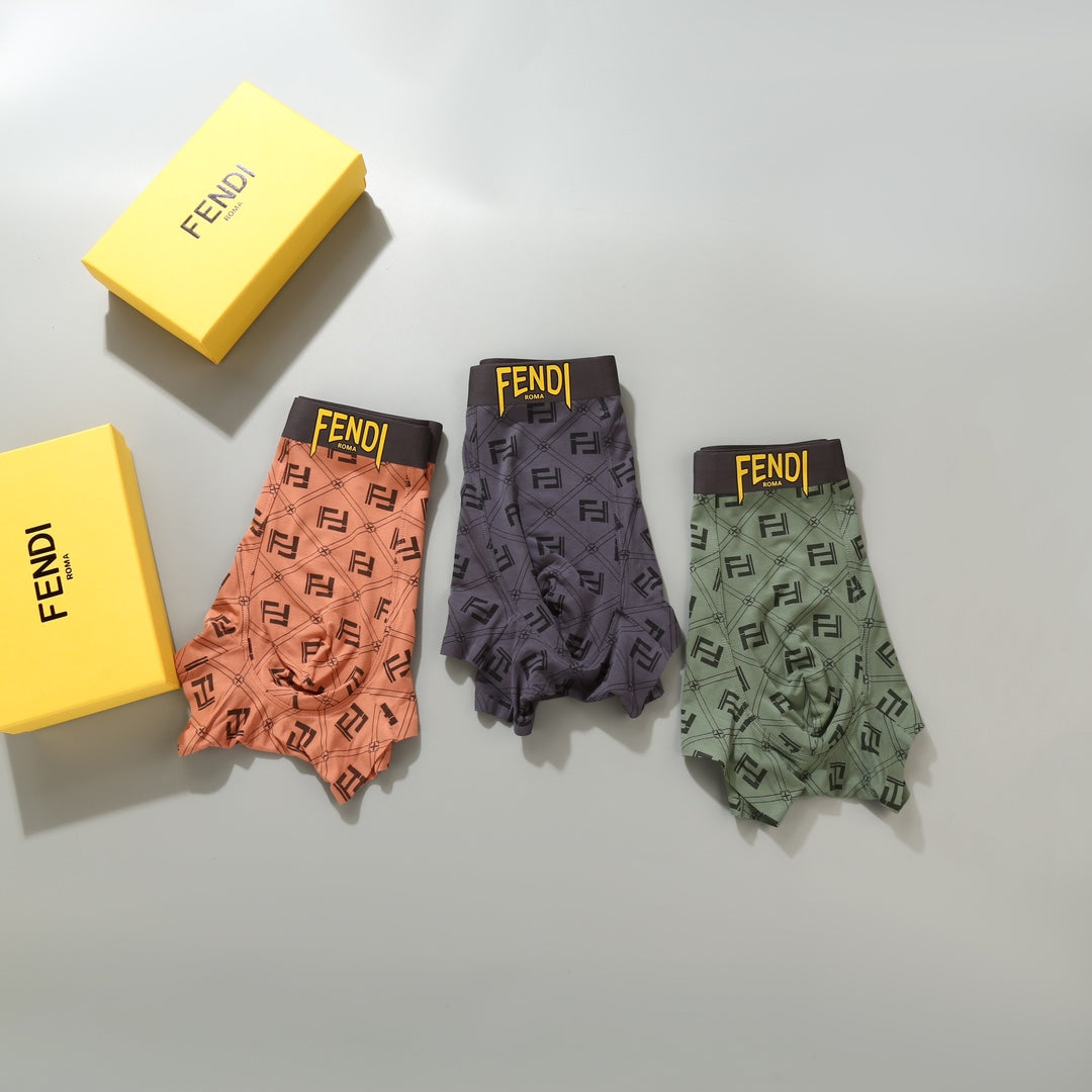 Fendi allover ff wordmark boxer briefs - view 6