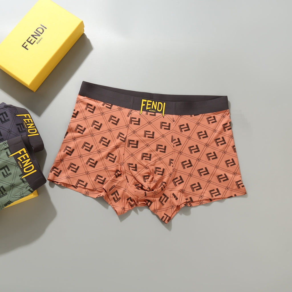 Fendi allover ff wordmark boxer briefs - view 8