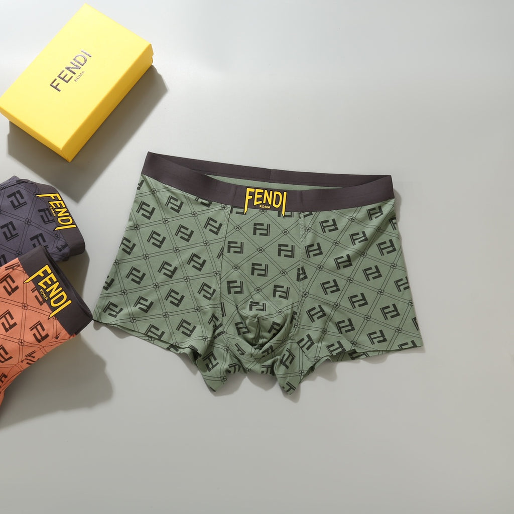 Fendi allover ff wordmark boxer briefs - view 7