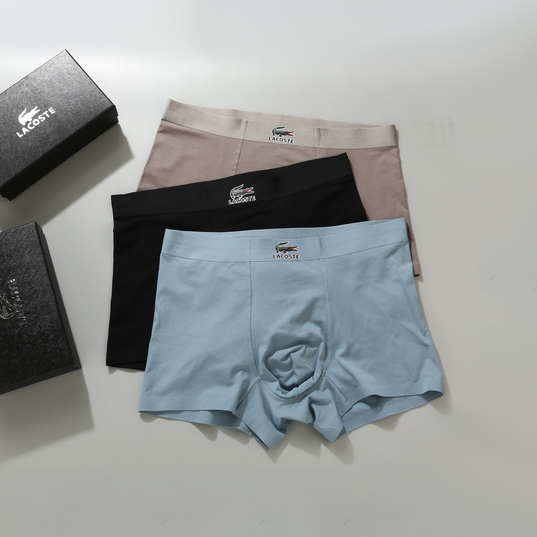 Lacoste crocodile waist emblem boxer briefs - view 4