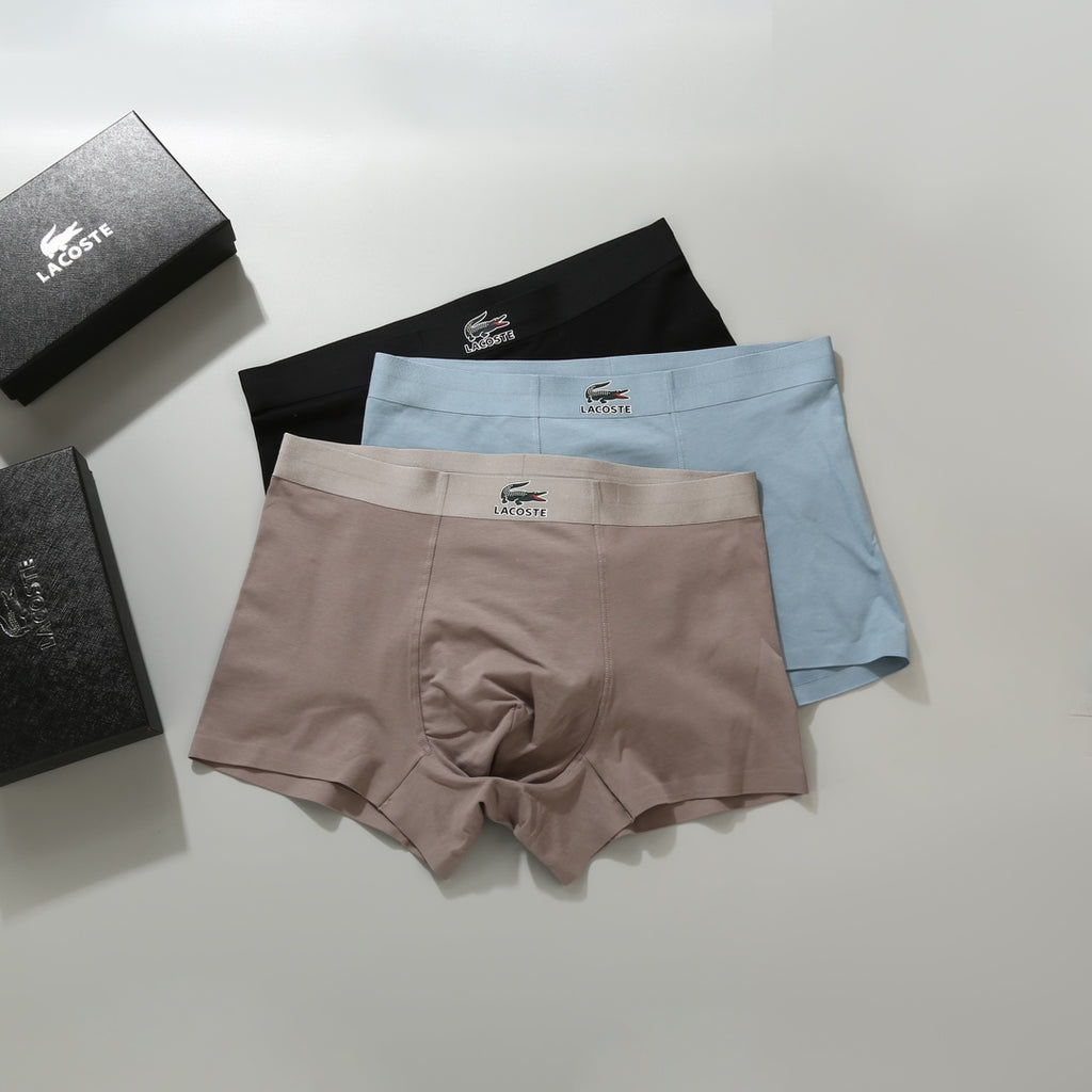 Lacoste crocodile waist emblem boxer briefs - view 3