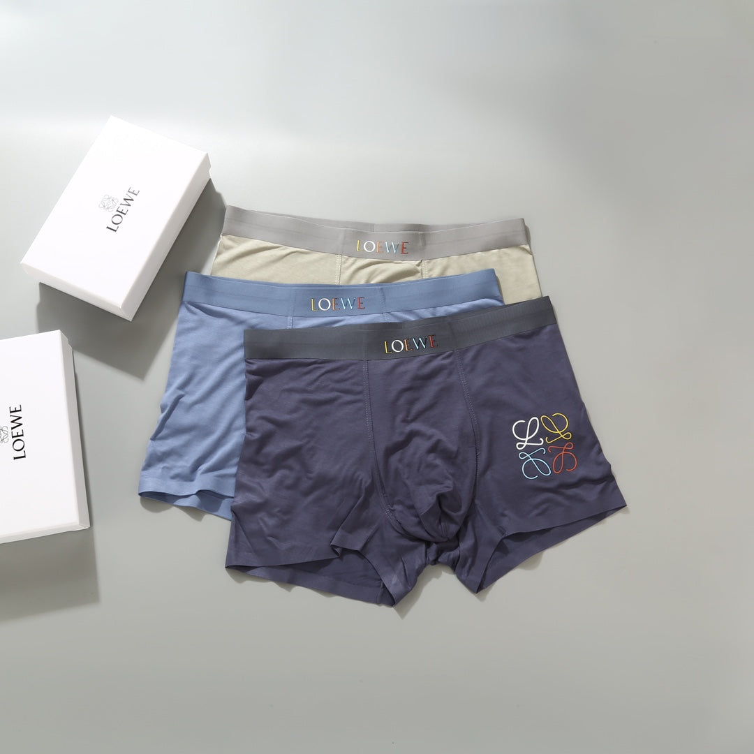 Loewe muted contrast waist anagram boxer briefs - view 2