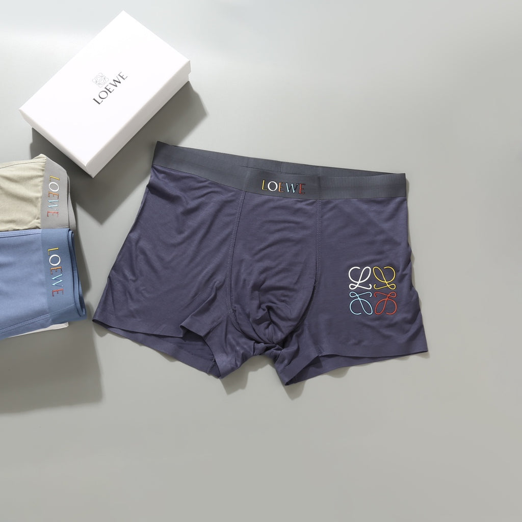Loewe muted contrast waist anagram boxer briefs - view 7