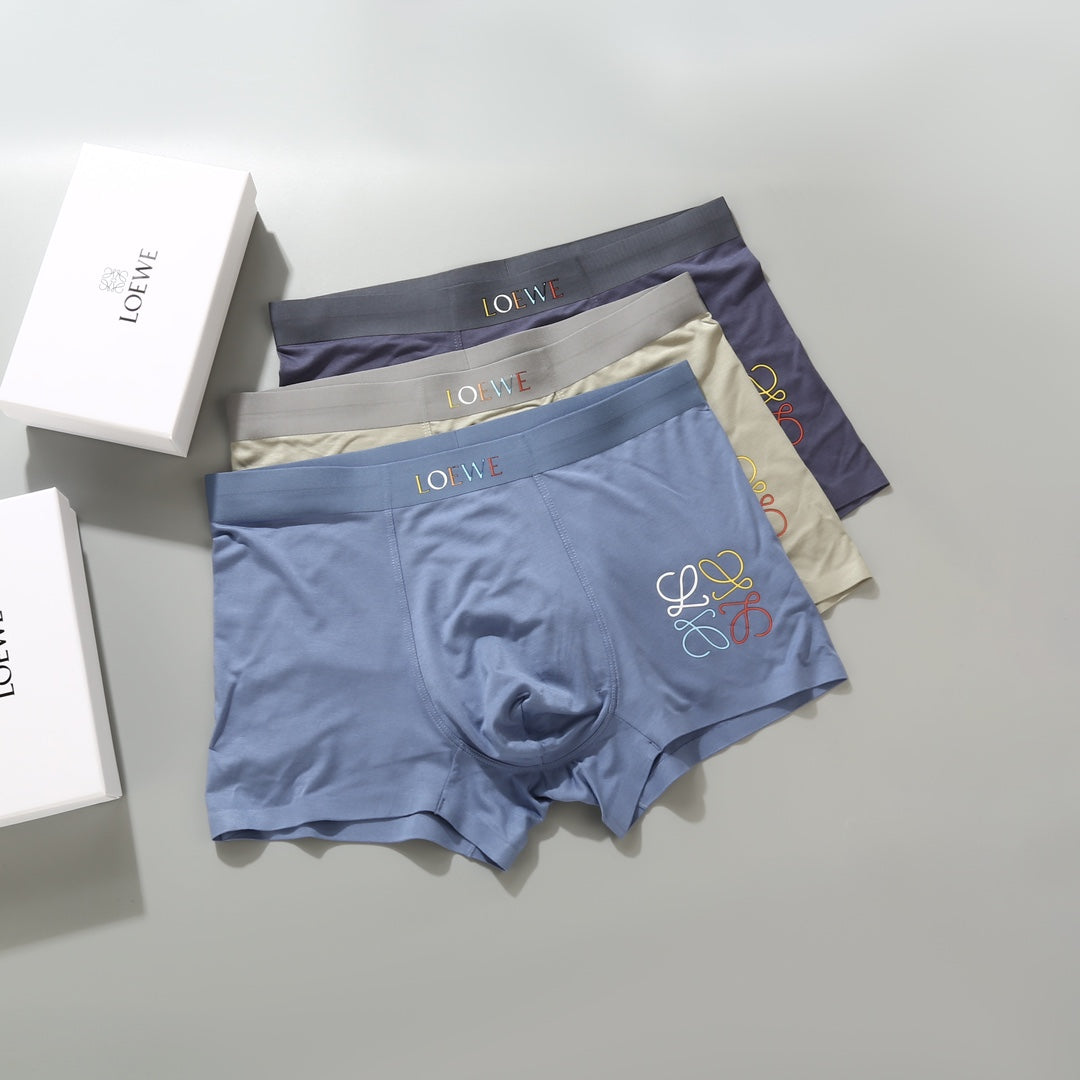 Loewe muted contrast waist anagram boxer briefs - view 1
