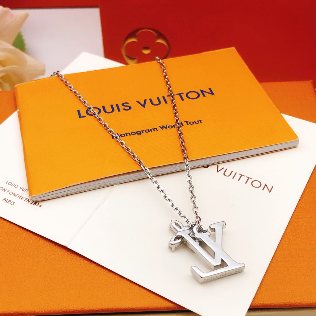 Louis Vuitton Silver-Tone Blossom Marquise Crystal Accent Necklace - album image 3