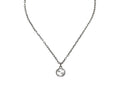 Gucci Silver-Tone Circular Pendant Necklace - album image 1