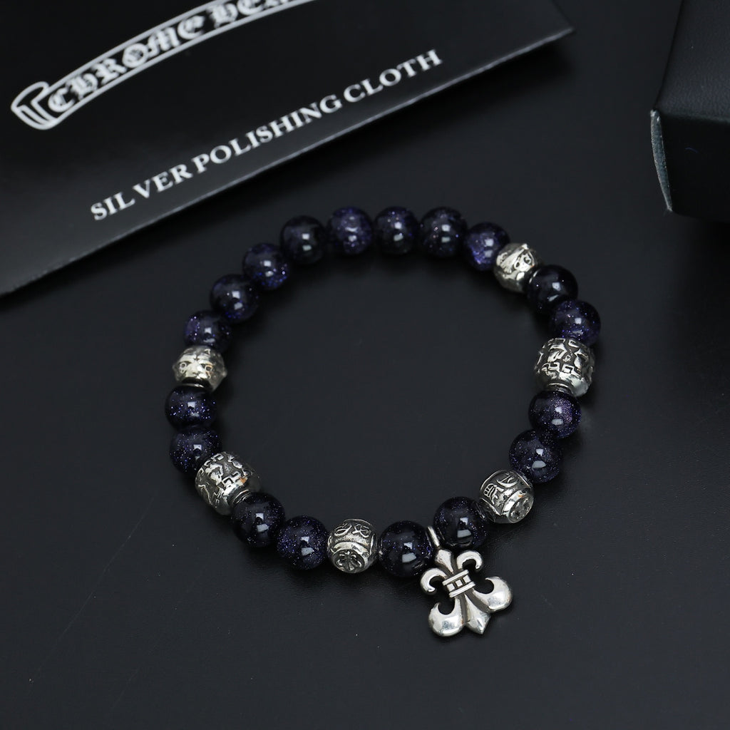 Chrome Hearts Yellow Bead Cross Charm Bracelet - album image 4
