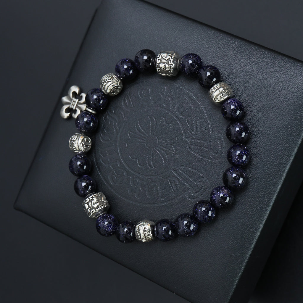 Chrome Hearts Yellow Bead Cross Charm Bracelet - album image 3
