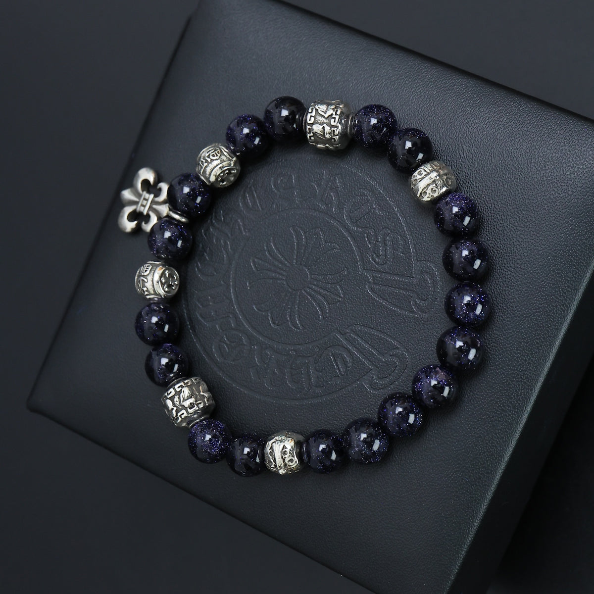 Chrome Hearts Yellow Bead Cross Charm Bracelet - album image 3