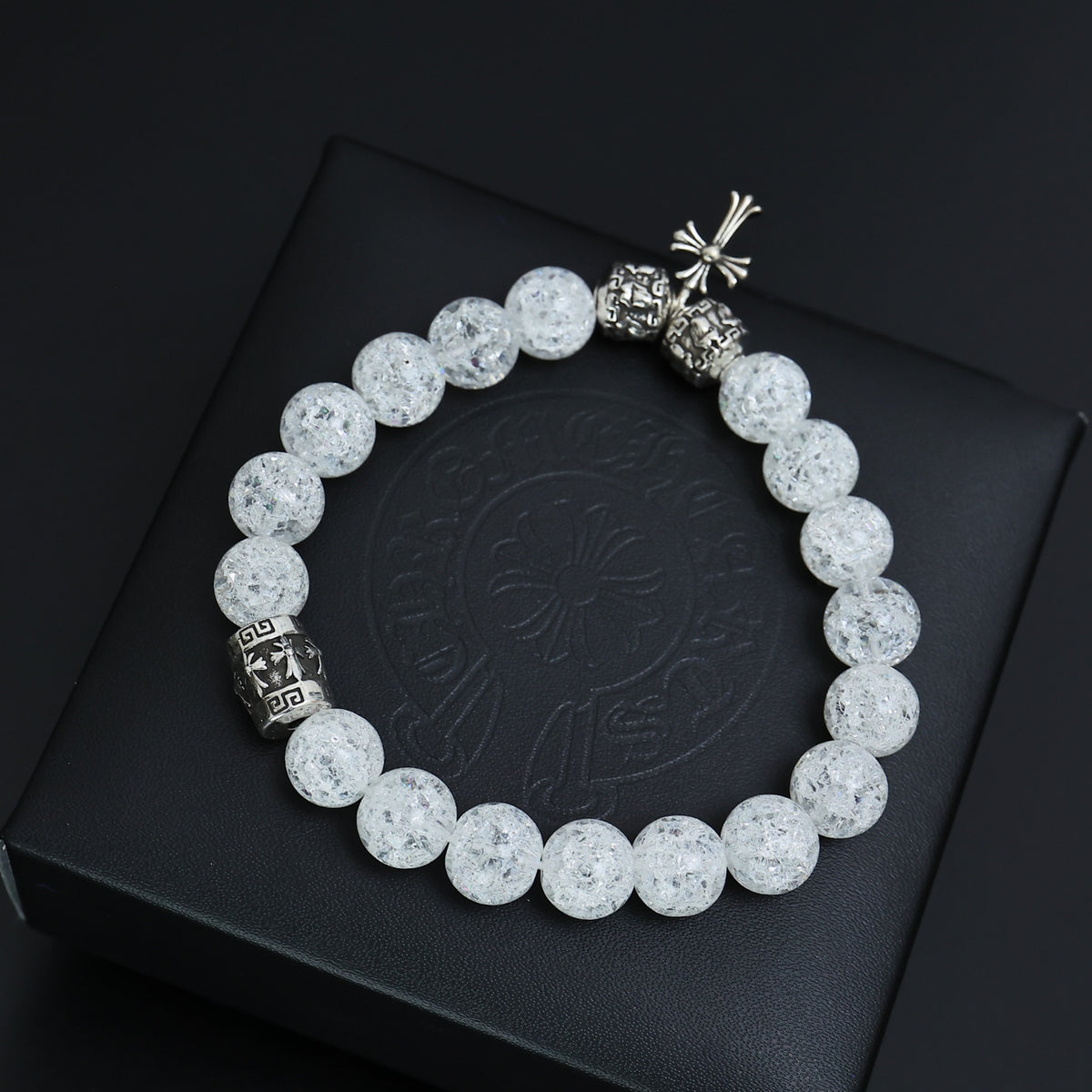 Chrome Hearts Monochrome Bead Charm Bracelet - album image 2