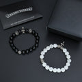 Chrome Hearts Monochrome Bead Charm Bracelet - album image 1