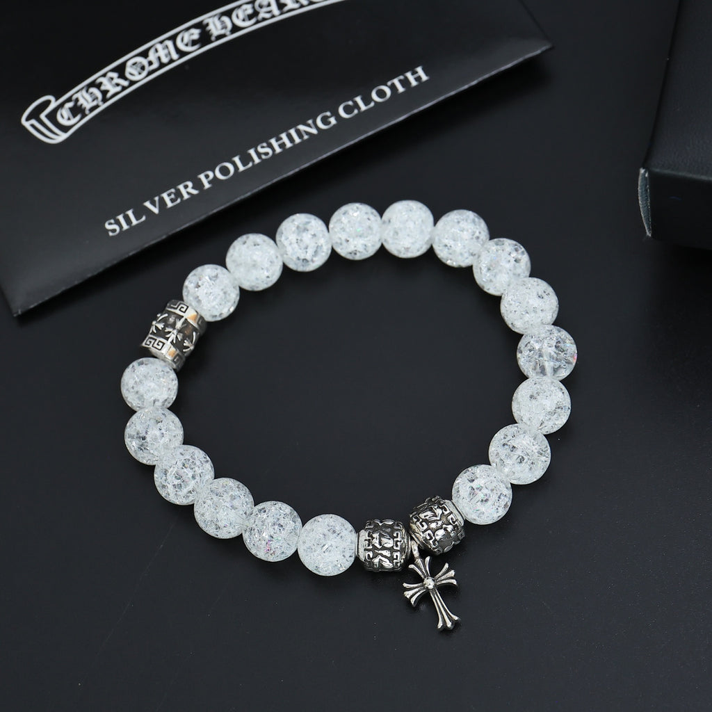 Chrome Hearts Monochrome Bead Charm Bracelet - album image 4