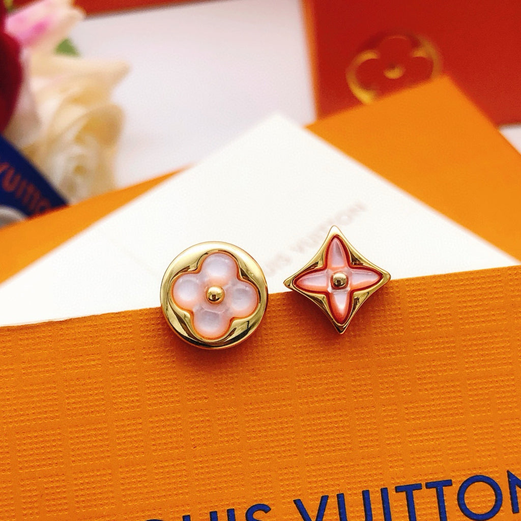 Louis Vuitton Pink Flower Earrings - album image 8