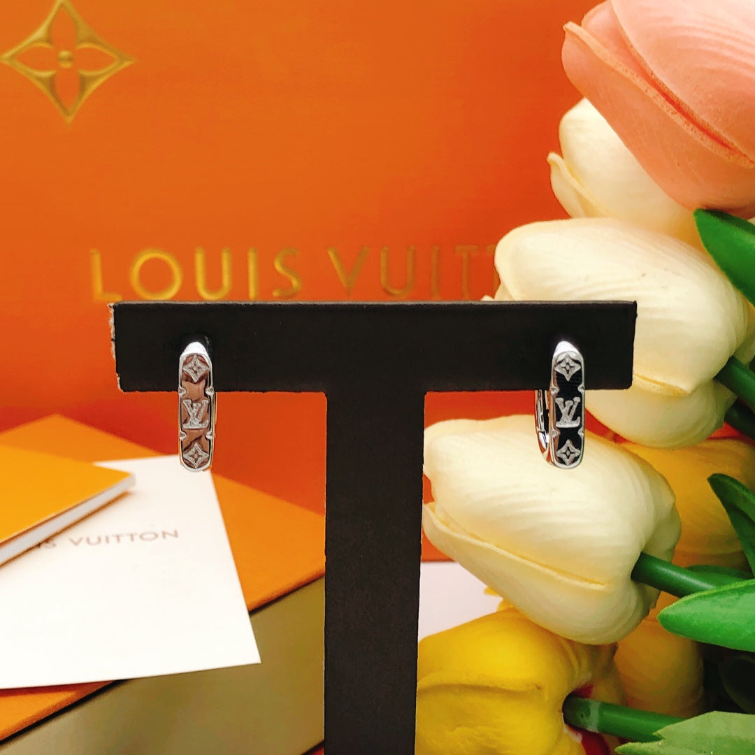 Louis Vuitton Silver-Tone Earrings - album image 4