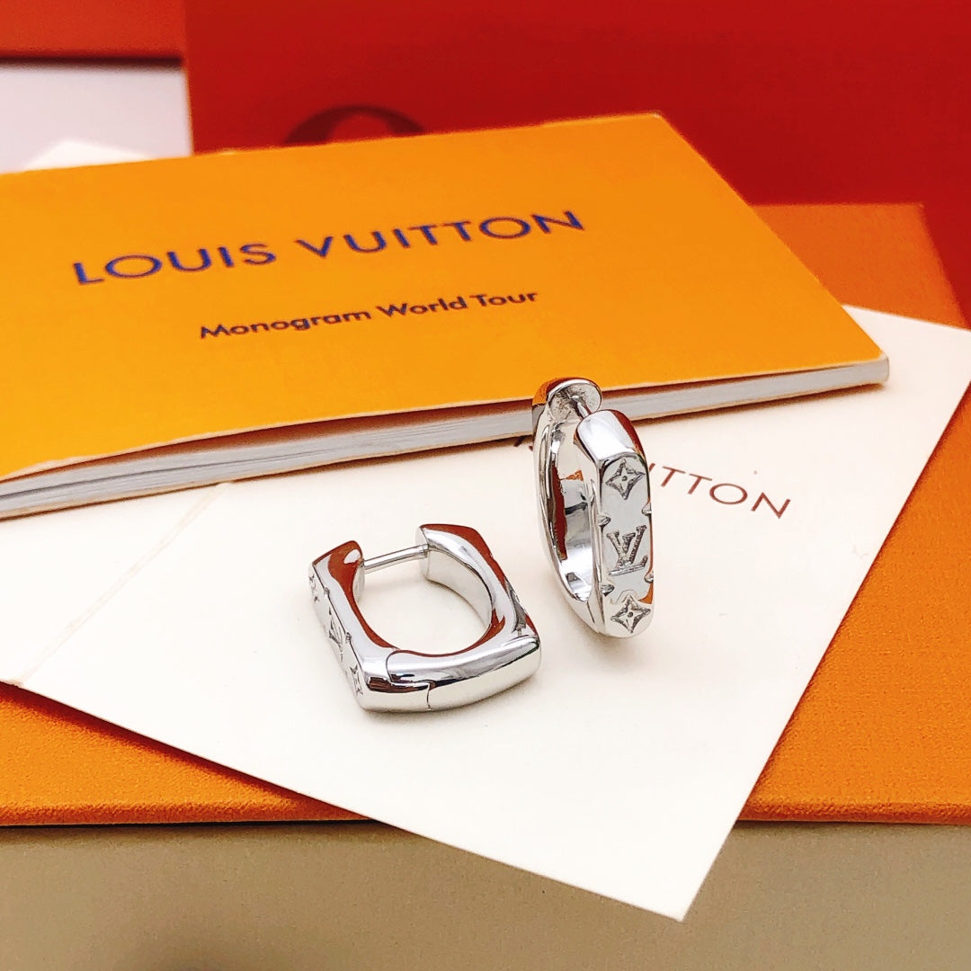Louis Vuitton Silver-Tone Earrings - album image 1