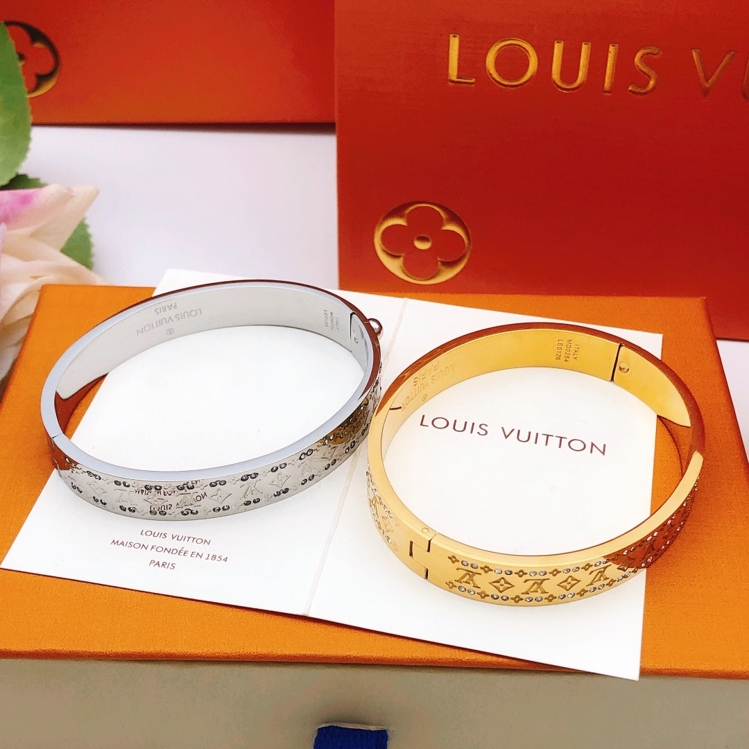 Louis Vuitton Gold-Tone Monogram Bangle - album image 7
