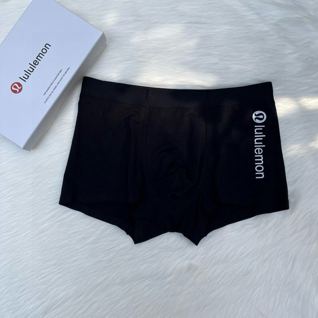 Lululemon navy vertical side letter boxer briefs - view 5