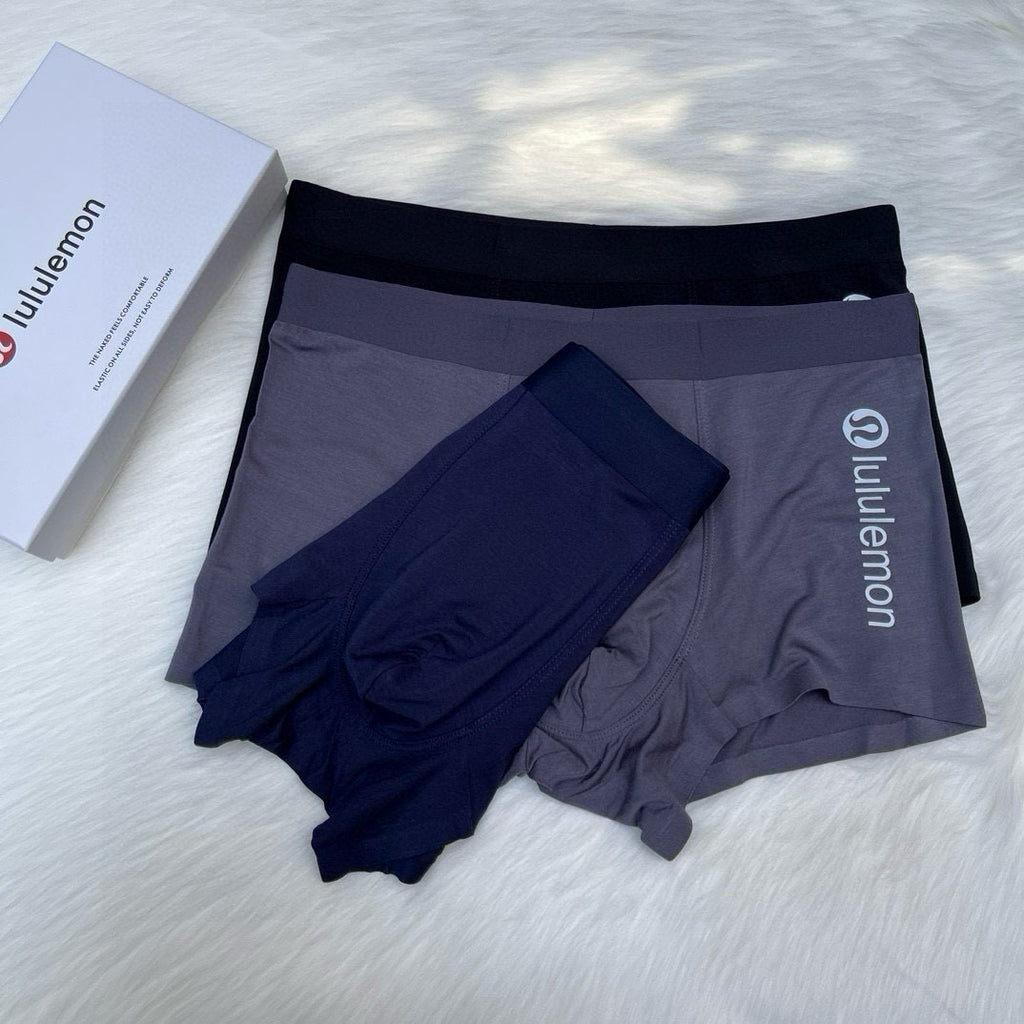 Lululemon navy vertical side letter boxer briefs - view 2