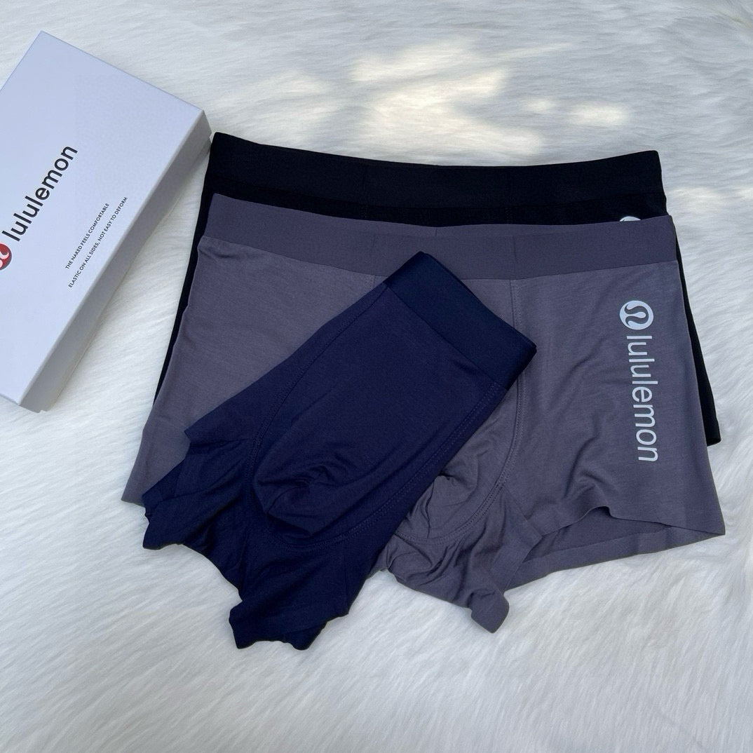 Lululemon navy vertical side letter boxer briefs - view 2