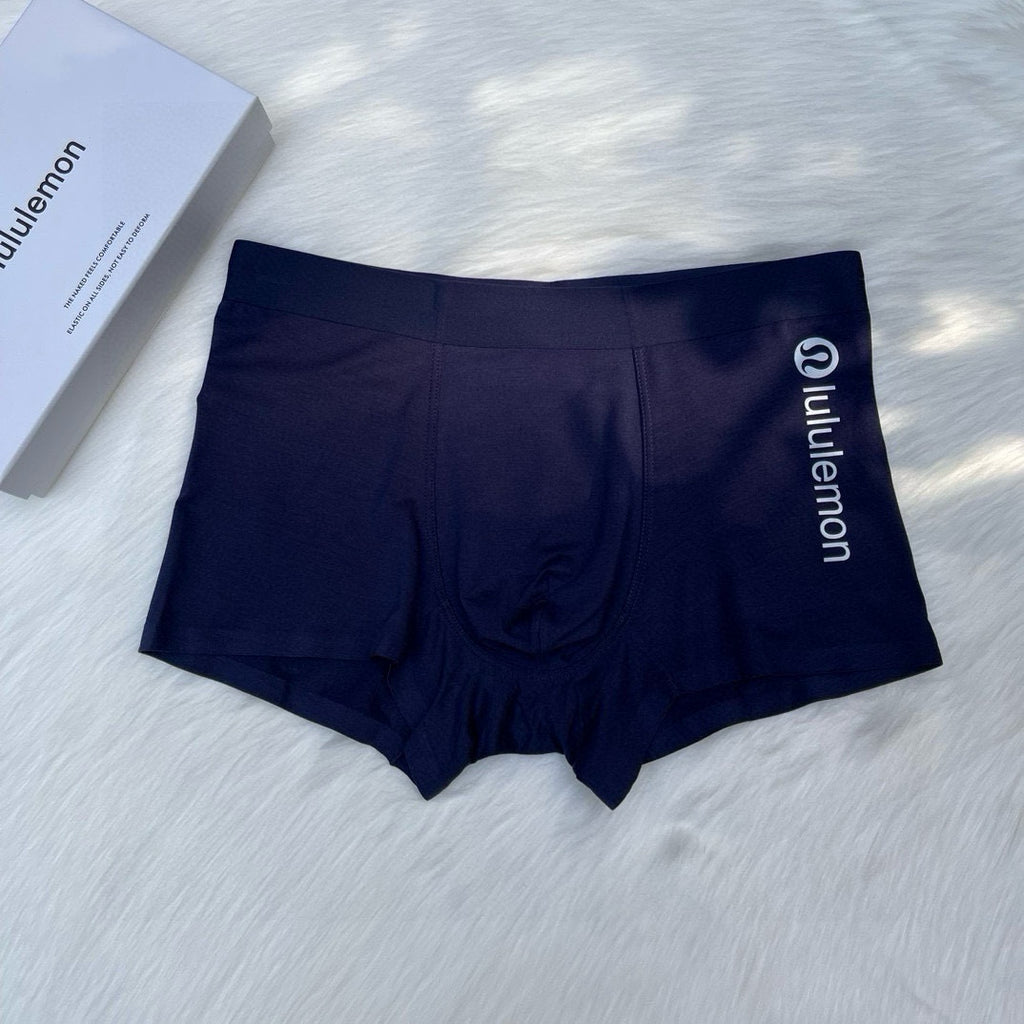 Lululemon navy vertical side letter boxer briefs - view 4