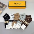 Fendi ff cuff assortment ankle socks - view 1