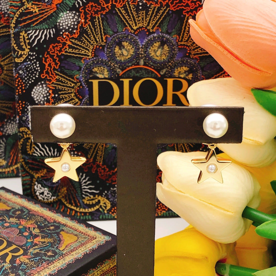 Dior Large Star Pearl-Look Earrings - product image 10