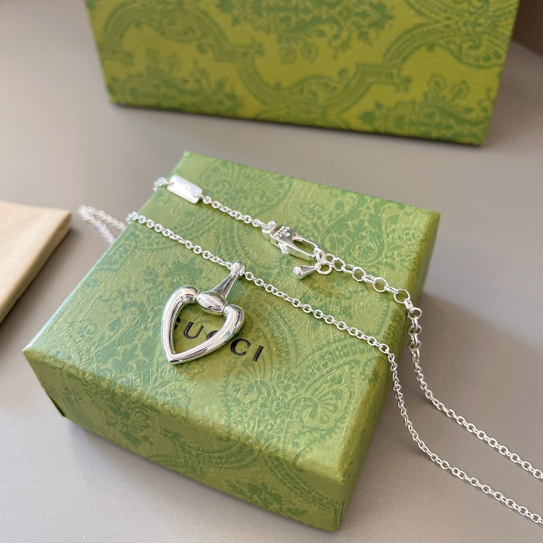 Gucci Horsebit Heart Pendant Necklace - album image 4