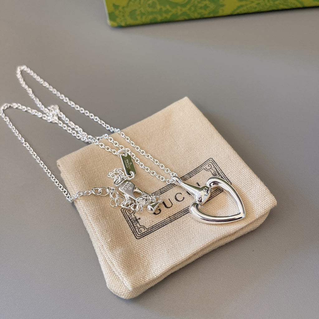 Gucci Horsebit Heart Pendant Necklace - album image 3