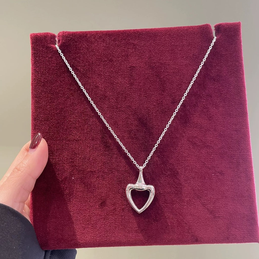 Gucci Horsebit Heart Pendant Necklace - album image 1