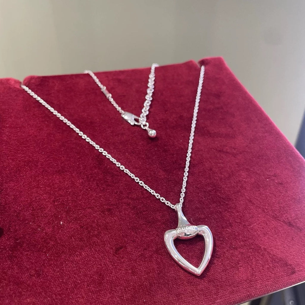 Gucci Horsebit Heart Pendant Necklace - album image 5