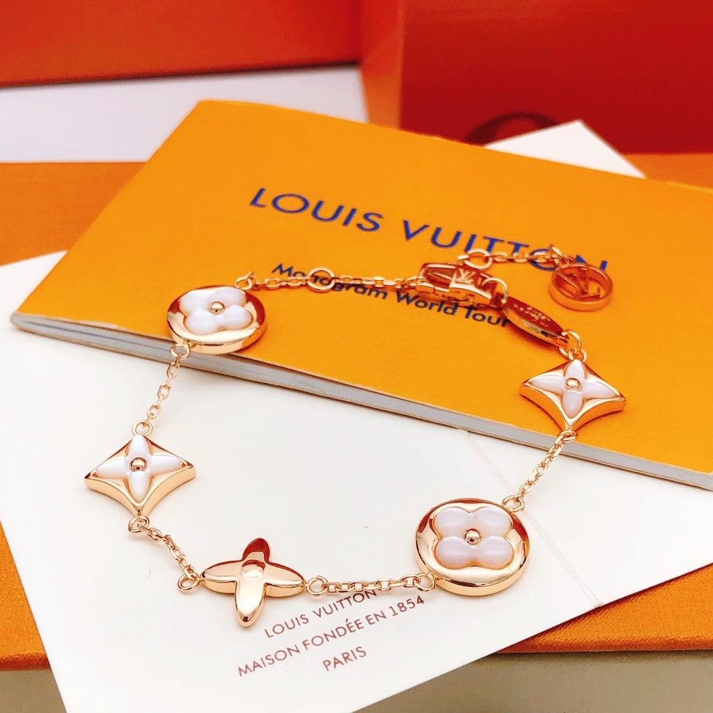 Louis Vuitton Rose Gold-Tone Gold-Tone White Mother-of-Pearl Bracelet - album image 5