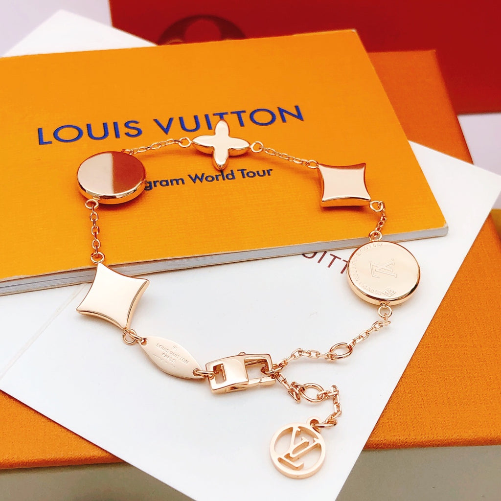 Louis Vuitton Rose Gold-Tone Gold-Tone White Mother-of-Pearl Bracelet - album image 3