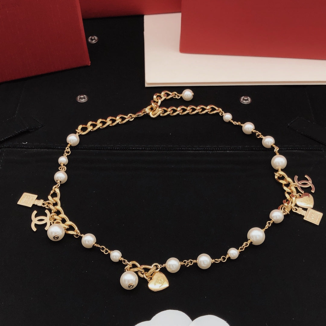 Dior Mixed Charm Pearl-Look Necklace - product image 1